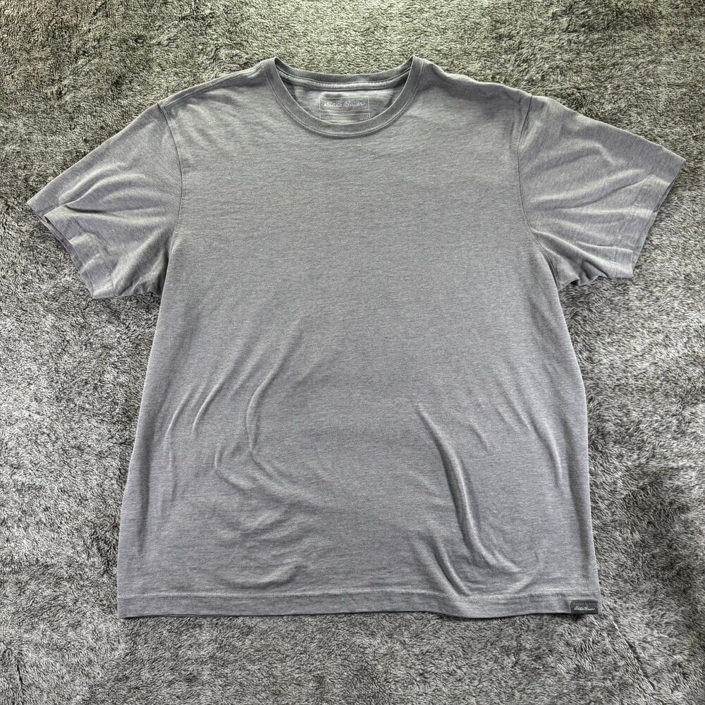 Eddie Bauer Tee Men's Large Light Gray